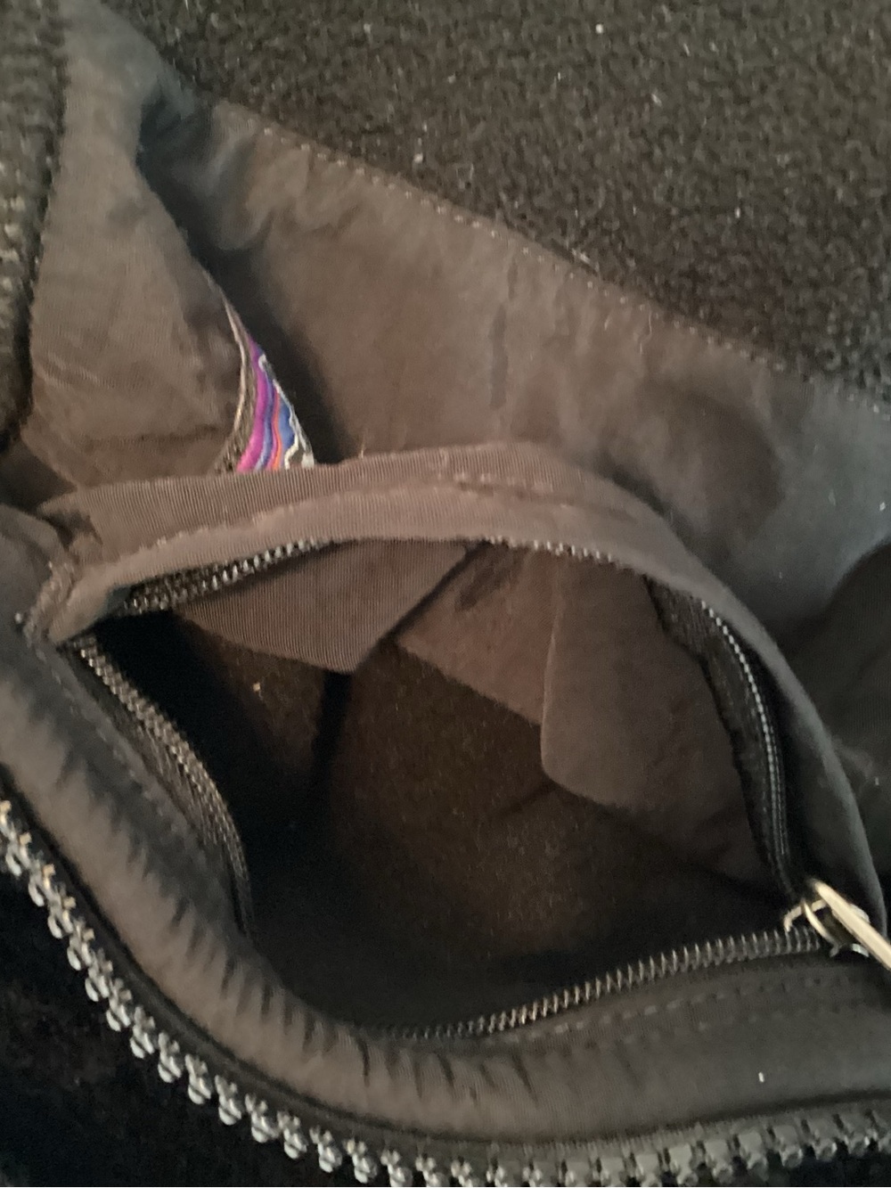 Patagonia Black Jacket with Multicolor Logo - Picture 9 of 9